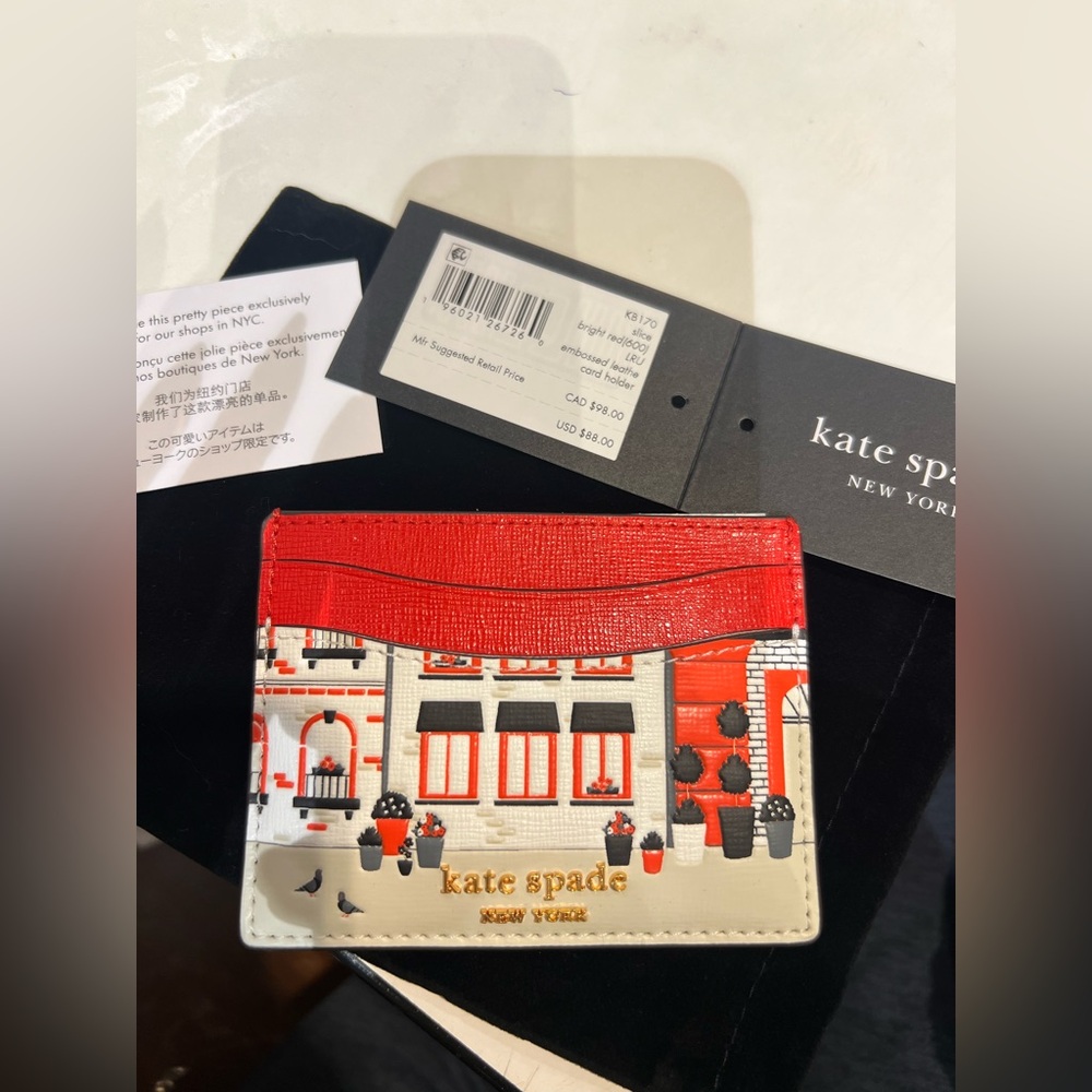 Kate Spade card wallet new